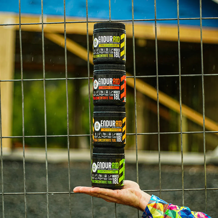 enduraid electrolyte powder tubs all together 2