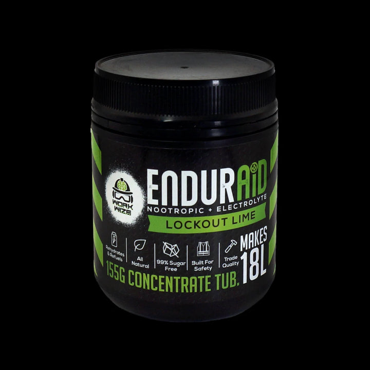 enduraid electrolyte powder tub lime