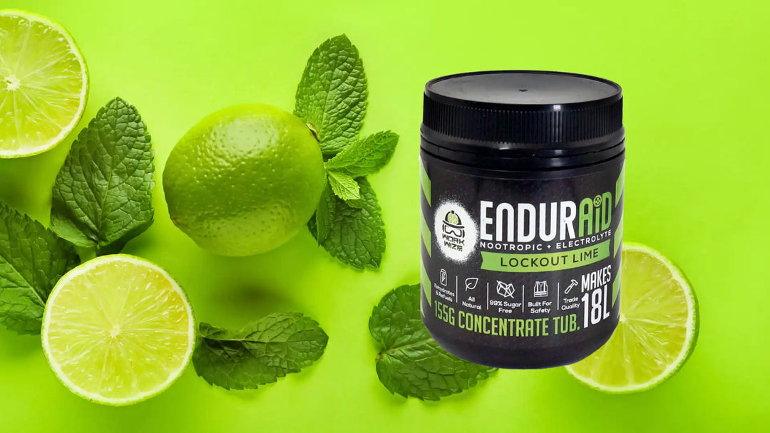 enduraid 155g tub ingredients image lockout lime